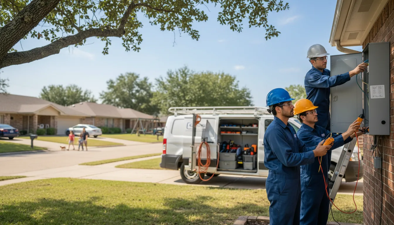 Certified electrician providing emergency electrical services in Goff, KS